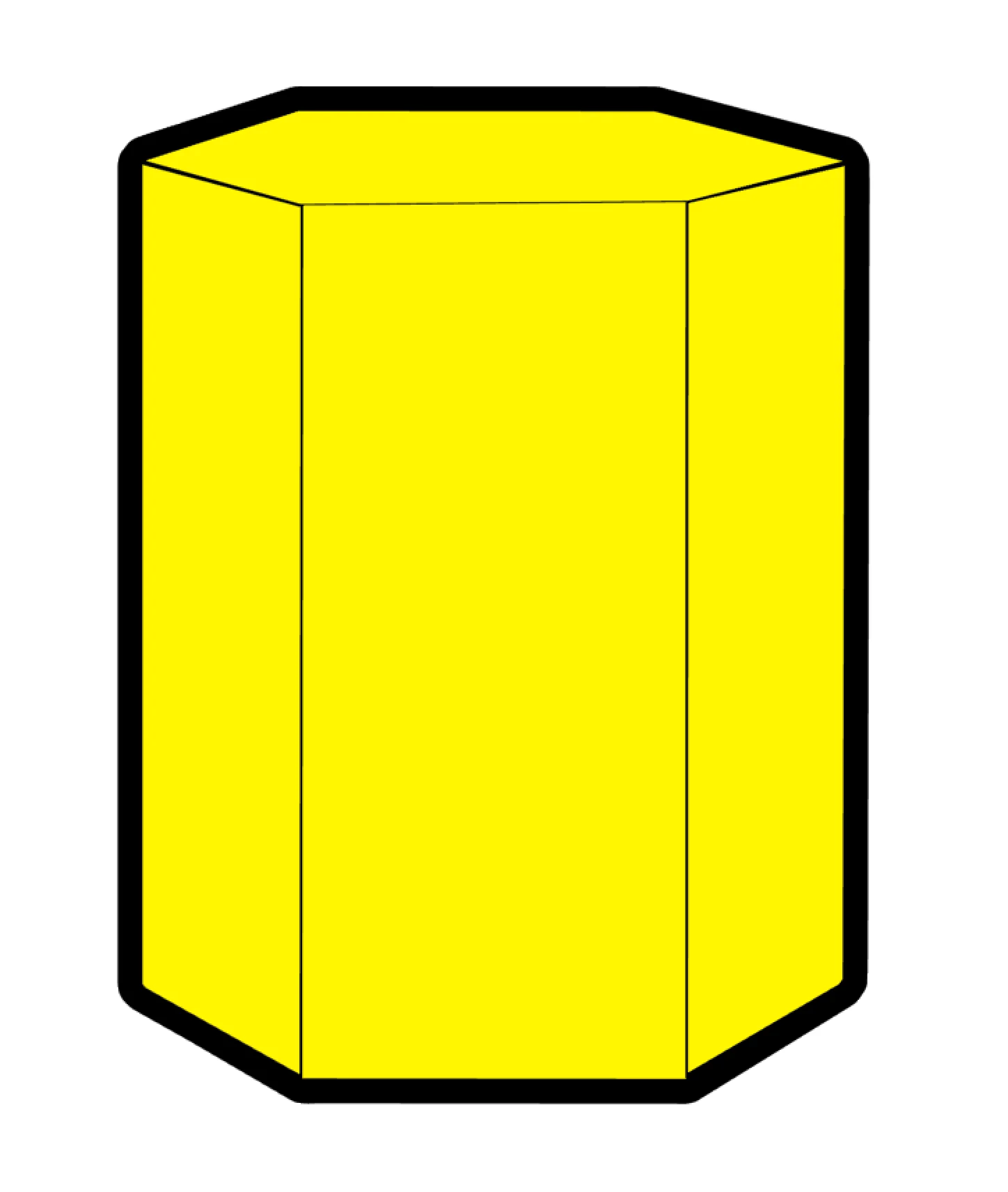 3D Hexagon Shape Acrylic Blank - Image 2