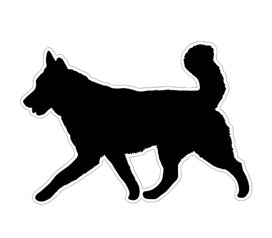 Alaskan Malamute Acrylic Blank - Image 2