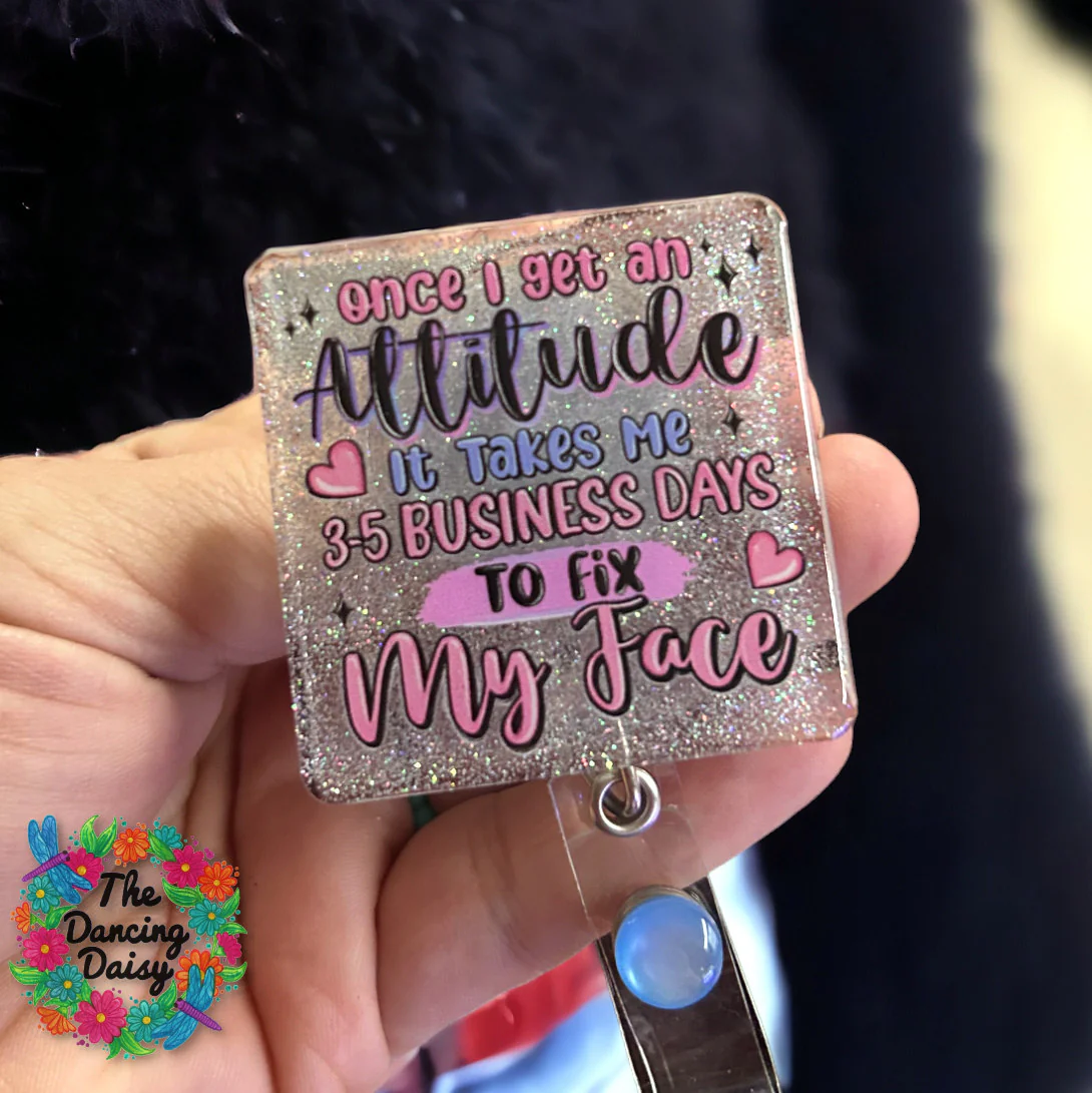 Attitude Fix My Face UV DTF - Image 2
