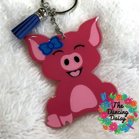 Baby Pig Sitting Acrylic Blank - Image 3