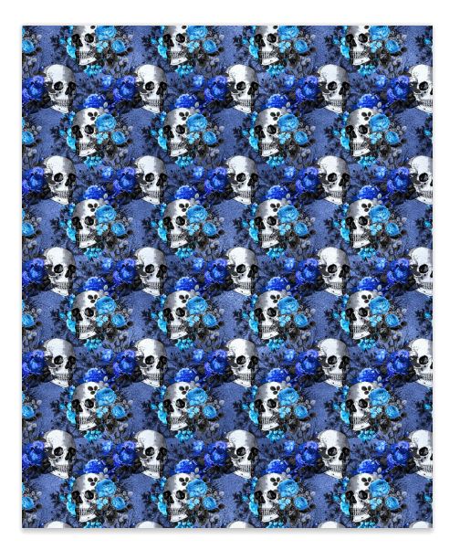 Blue Gothic 7 Faux Leather