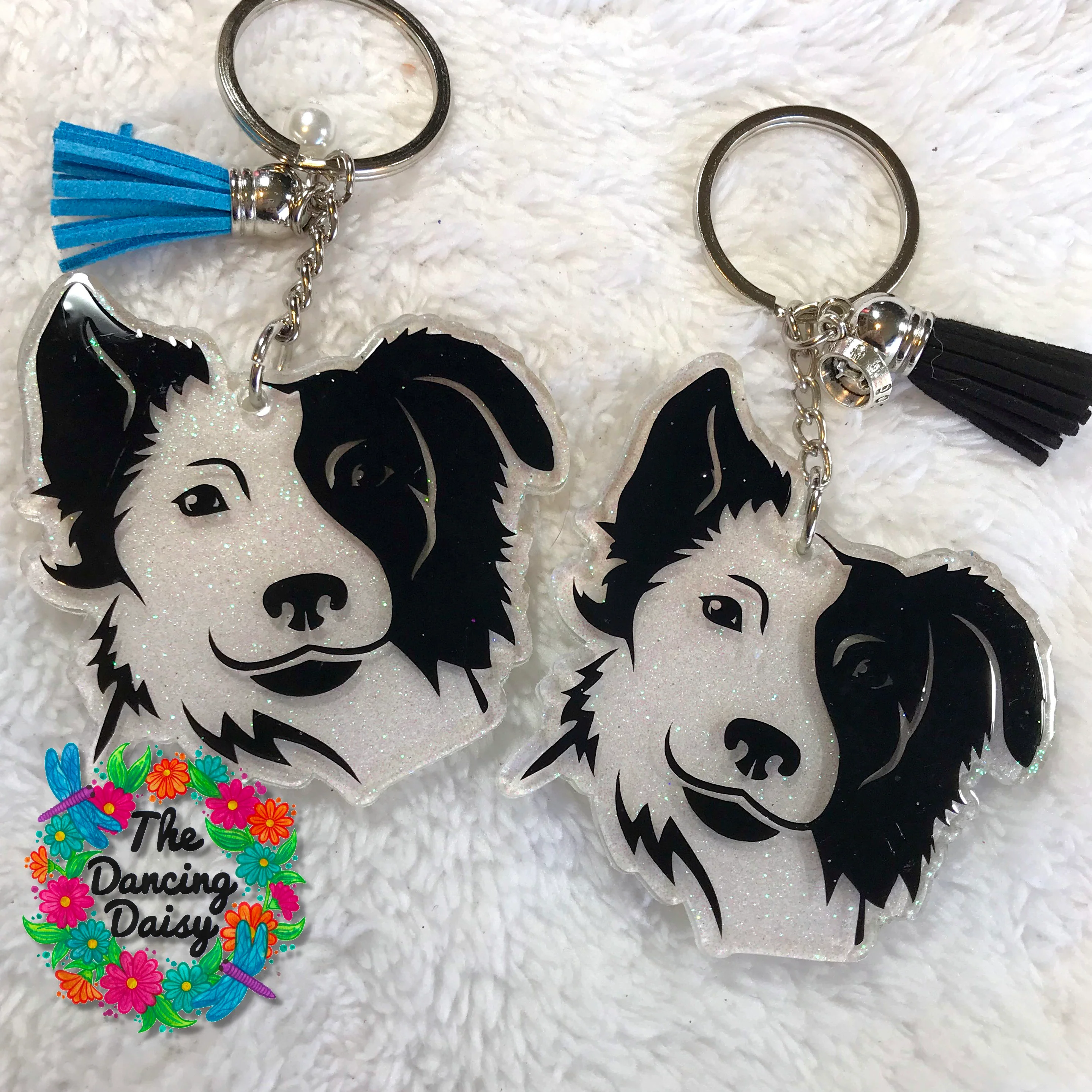 Border Collie Face Dog Acrylic Blank - Image 4