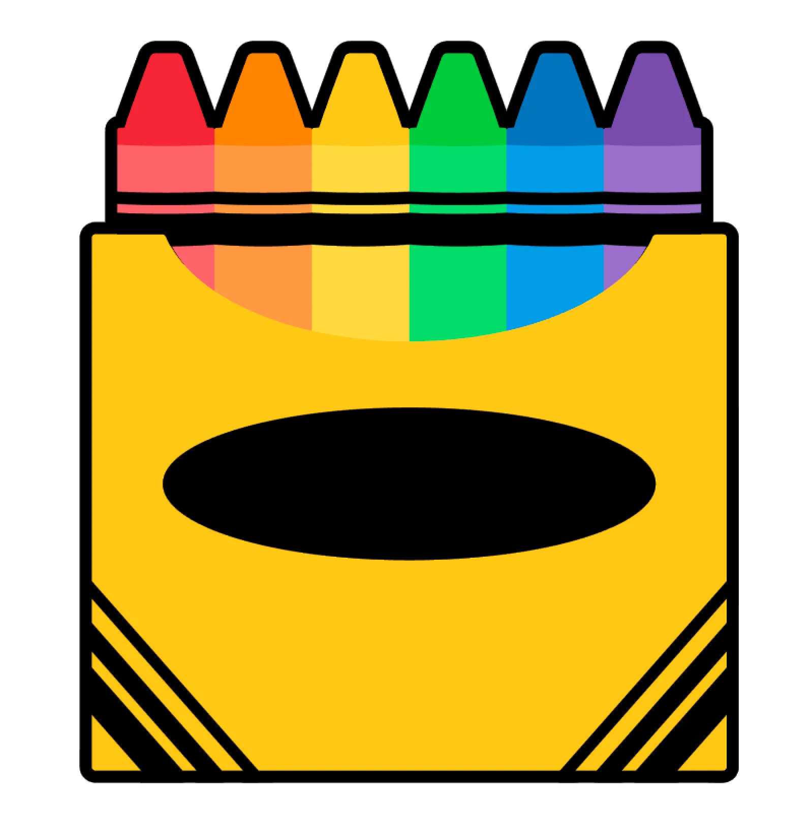 Box of Crayons Acrylic Blank - Image 2