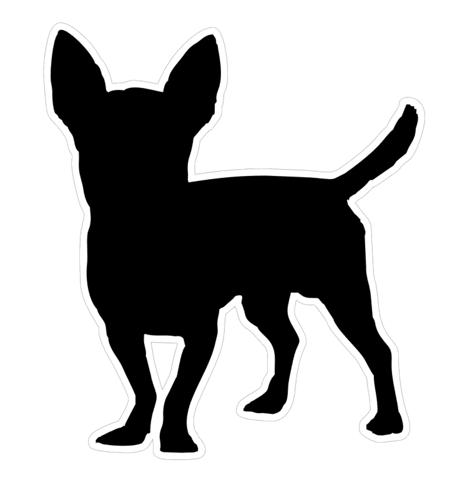 Chihuahua Dog Profile Acrylic Blank - Image 2