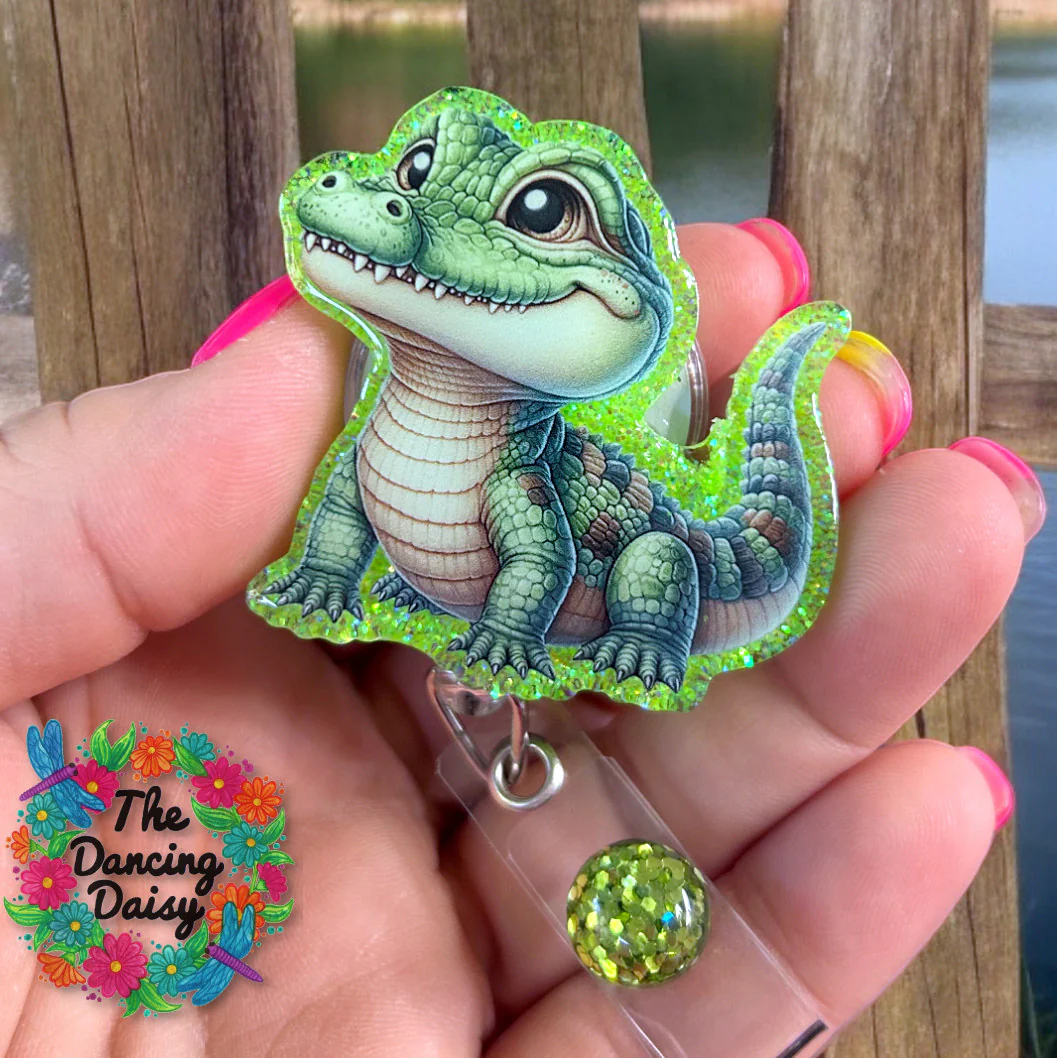 Crocodile Decal & Acrylic Blank COMBO - Image 2