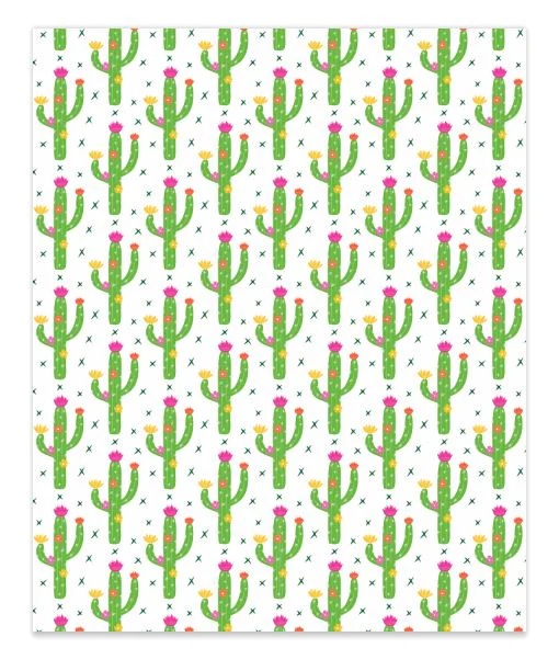 Cute Cactus Plants 7 Faux Leather