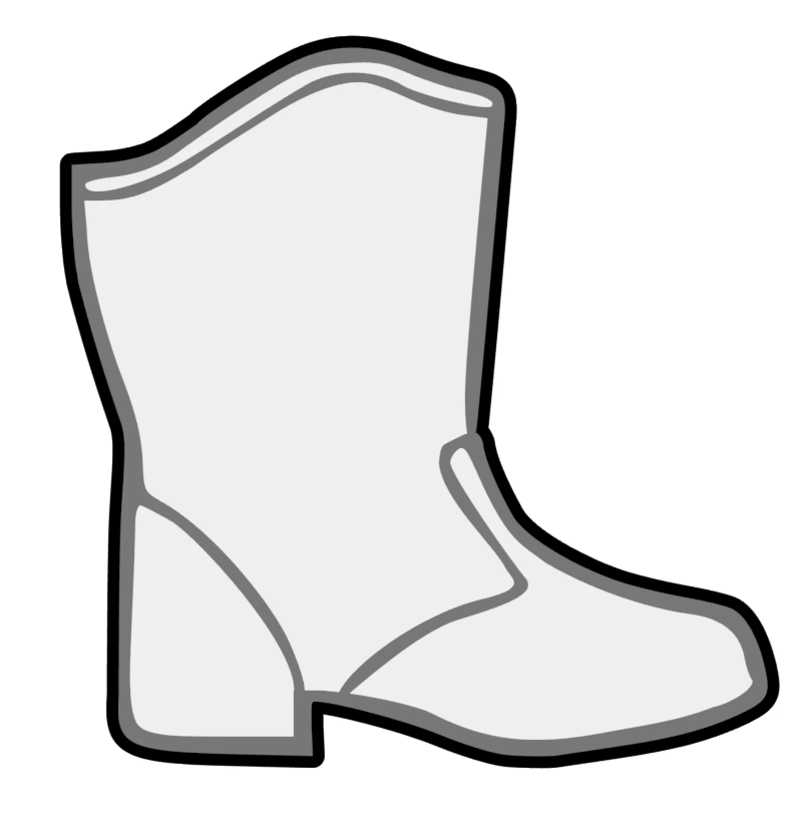 Drill Team Boot Acrylic Blank - Image 2
