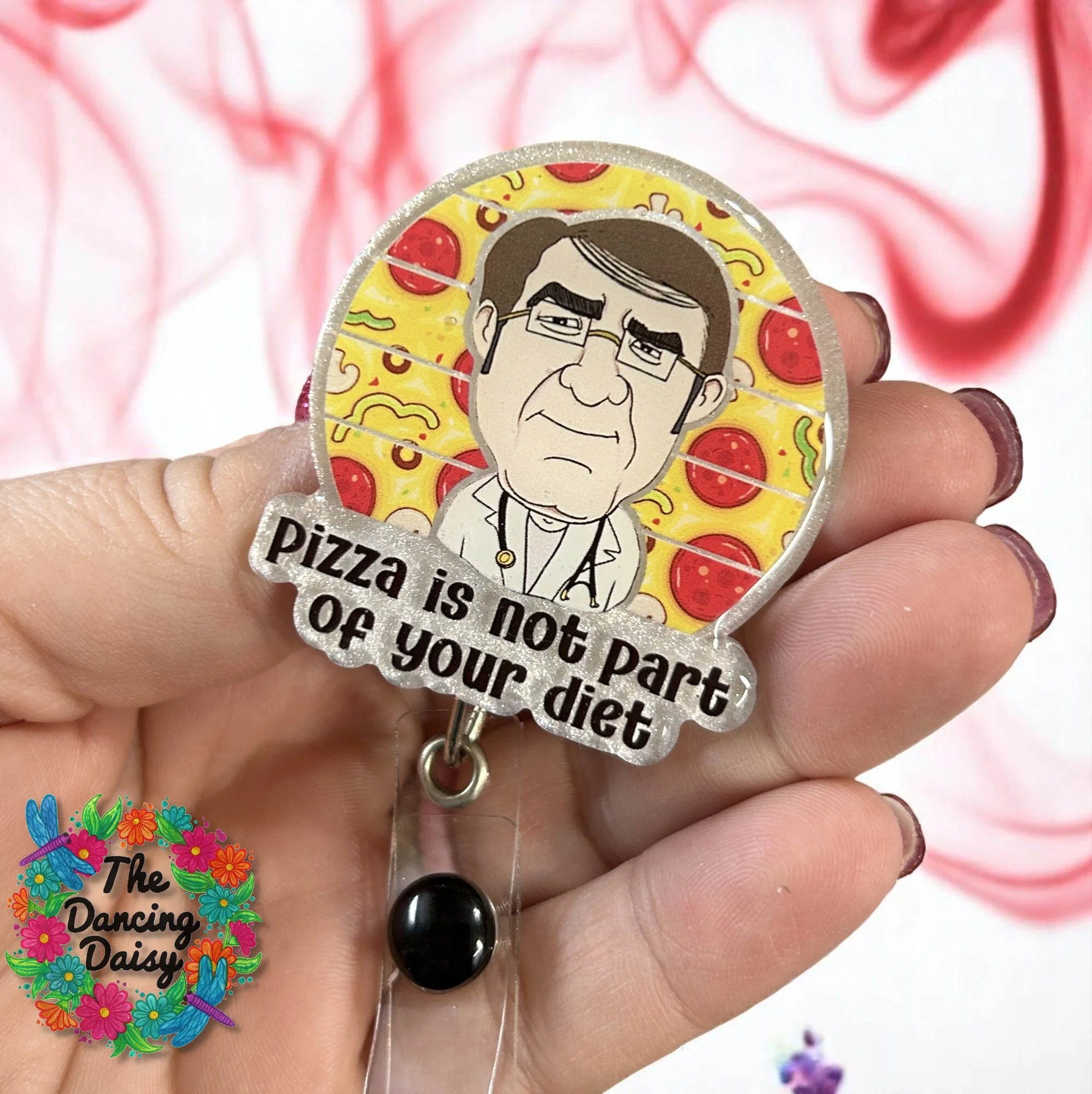 DrNow-Pizza Not Part of Diet Decal & Acrylic Blank COMBO - Image 2