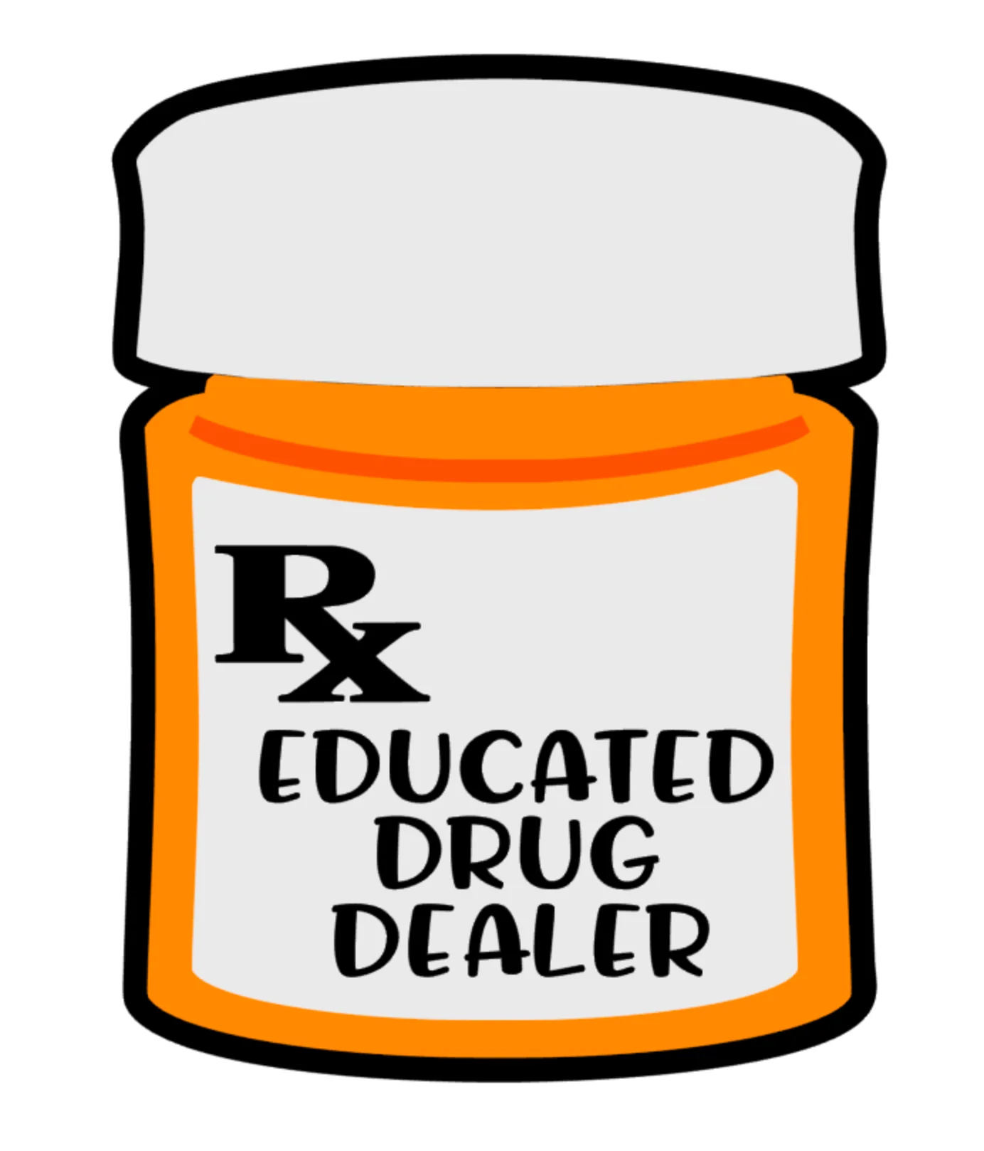 Educated Drug Bottle Acrylic Blank - Image 2