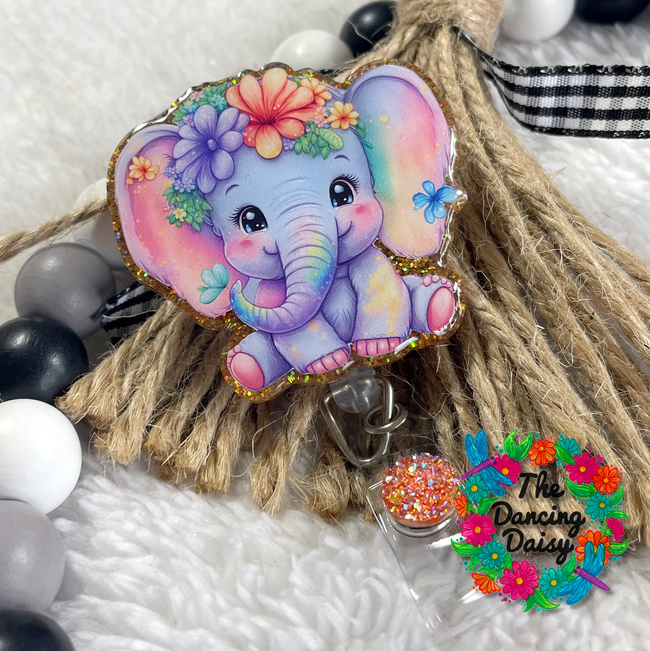 Elephant Flowers Decal & Acrylic Blank COMBO - Image 2