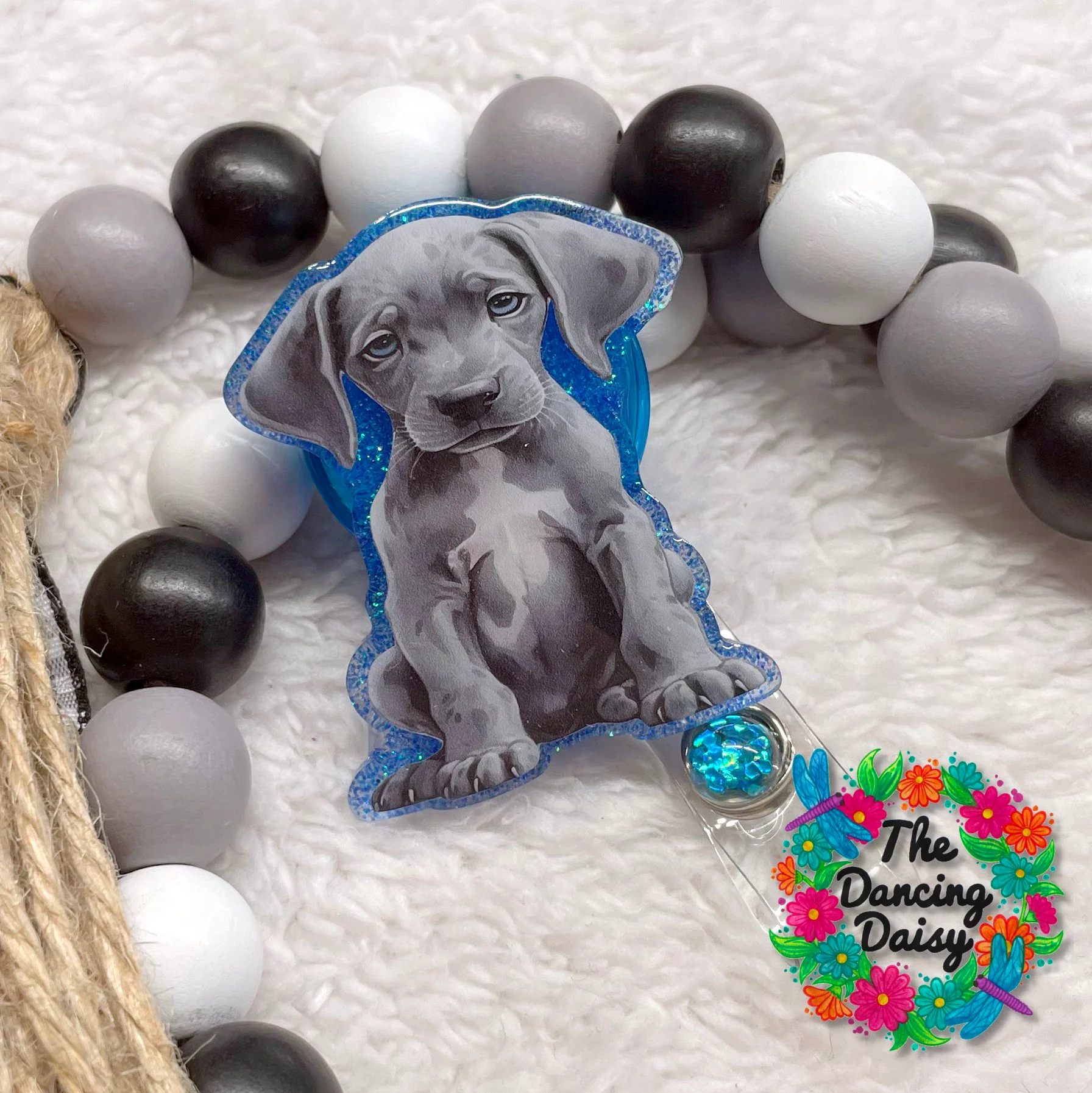 Great Dane Puppy Decal & Acrylic Blank COMBO - Image 2