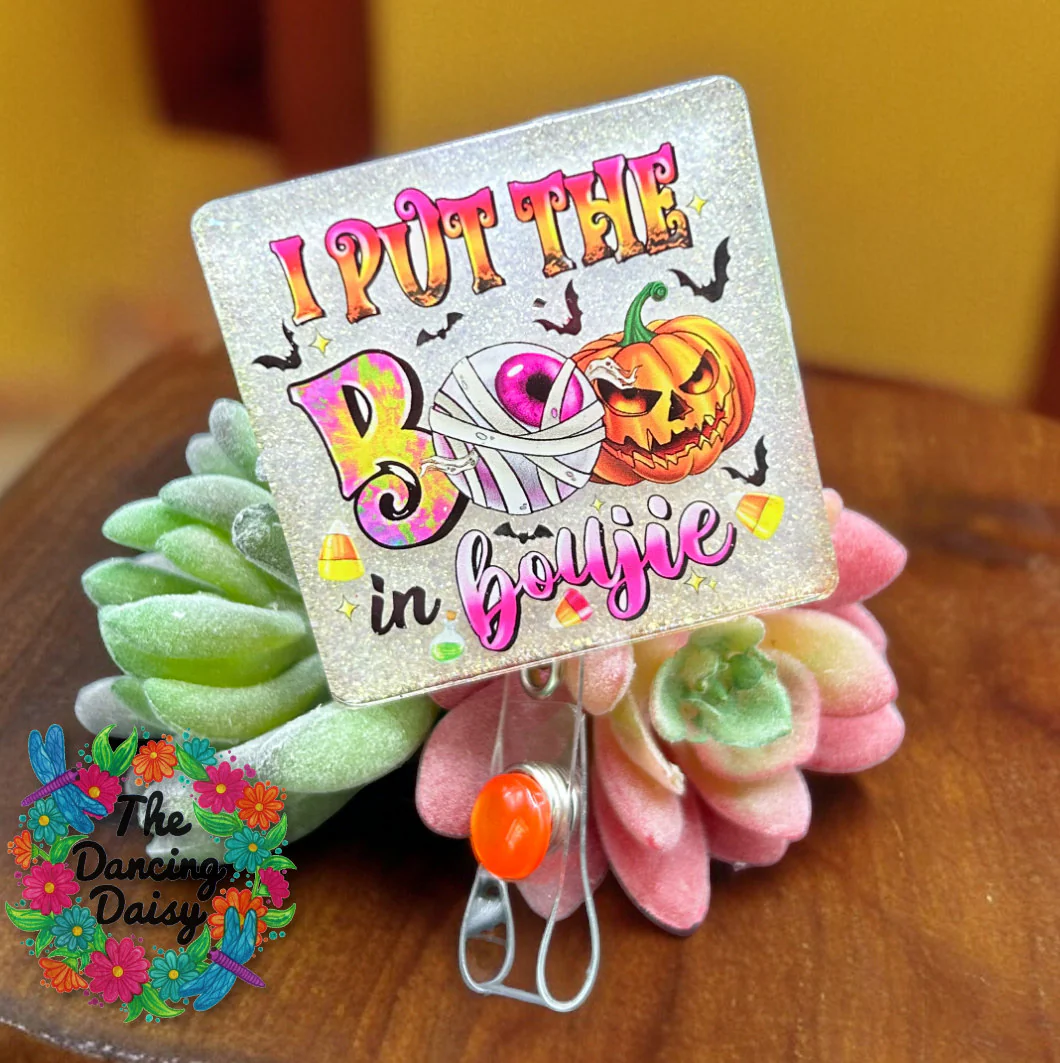 I Put The Boo in Boujie UV DTF Decal - Image 2