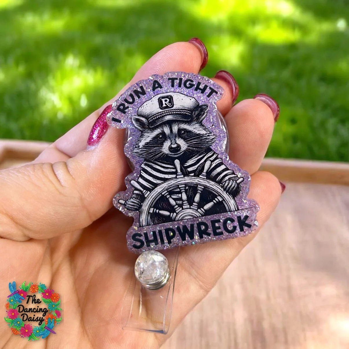 I Run A Tight Shipwreck Decal & Acrylic Blank COMBO - Image 2