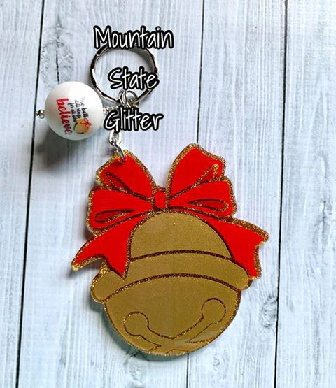 Jingle Bell Acrylic Blank - Image 5