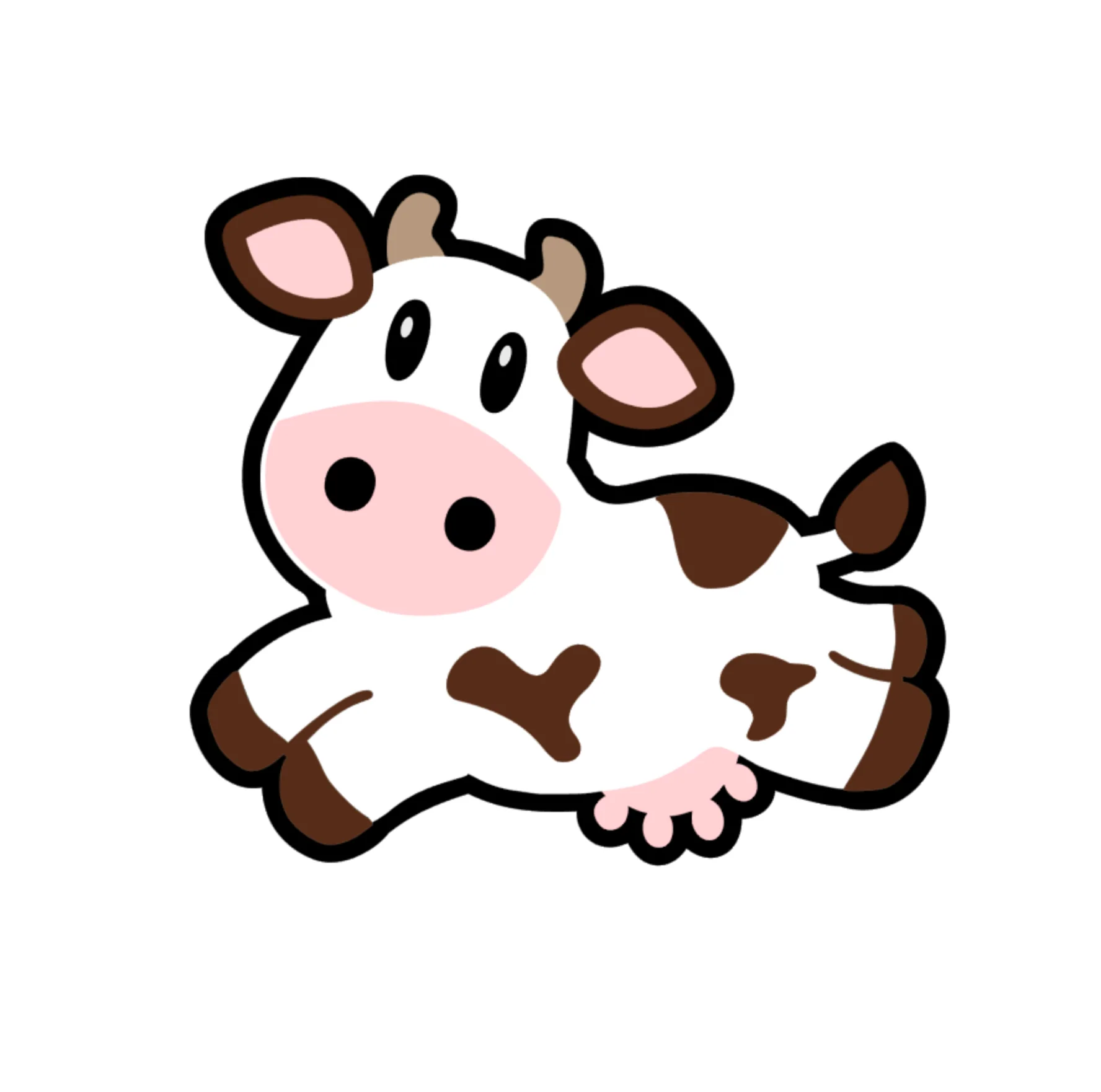 Jumping Cow Acrylic Blank