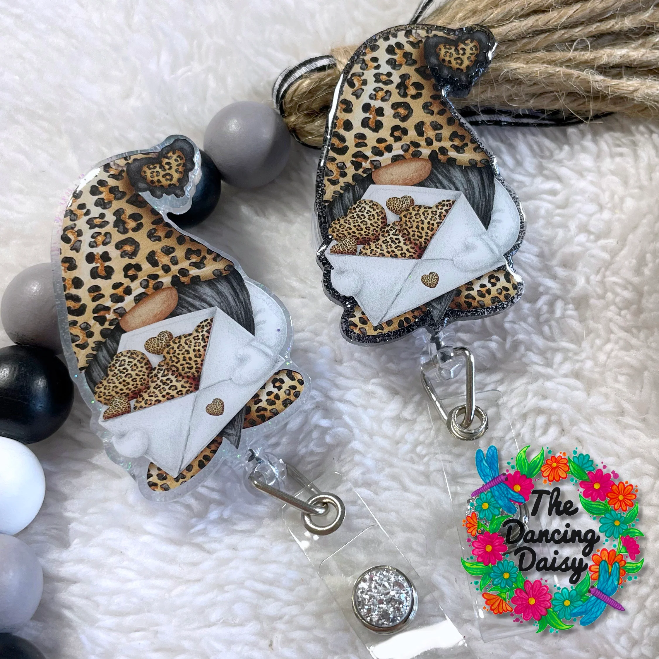 Leopard Gnome Decal & Acrylic Blank COMBO - Image 2