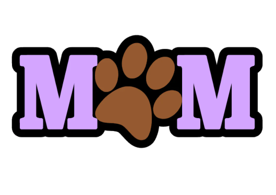 MOM Paw Acrylic Blank - Image 2