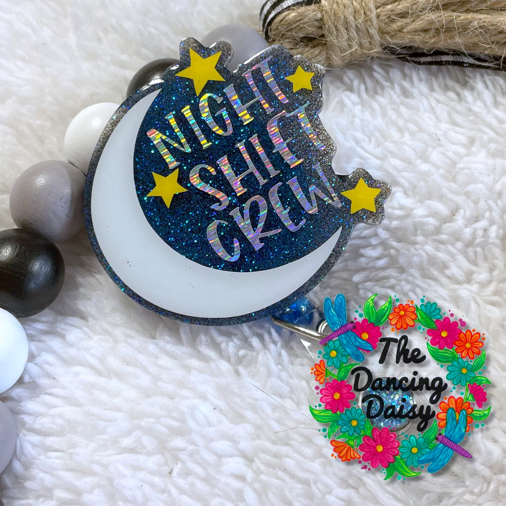 Night Shift Crew Badge Reel Blank - Image 2
