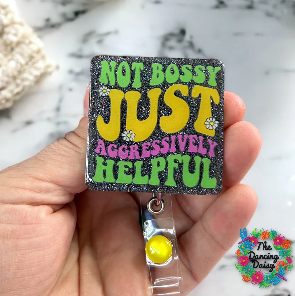 Not Bossy Aggressively Helpful UV DTF - Image 2