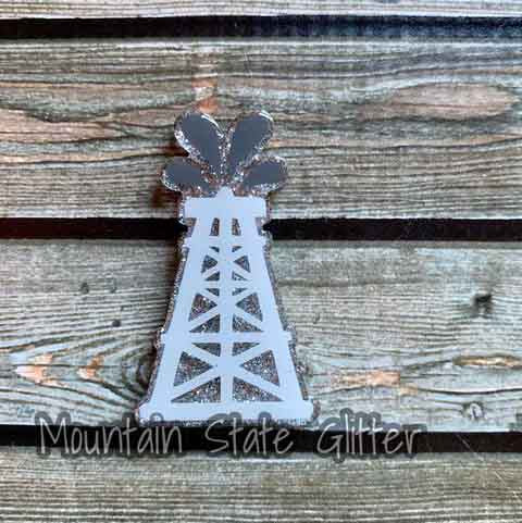 Oil Drill Derrick Acrylic Blank - Image 4