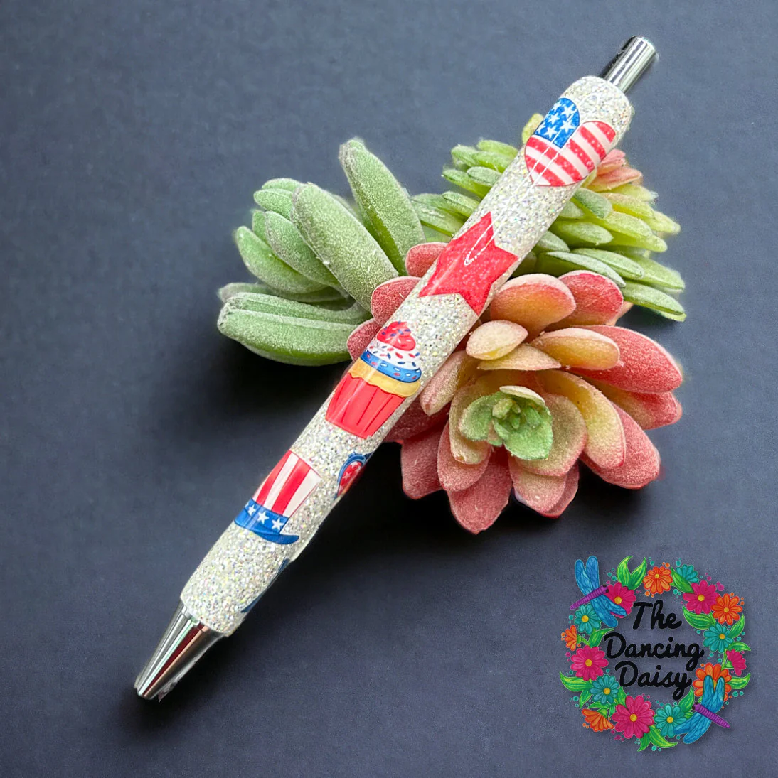 Patriotic Pen Wrap UV DTF - Image 2