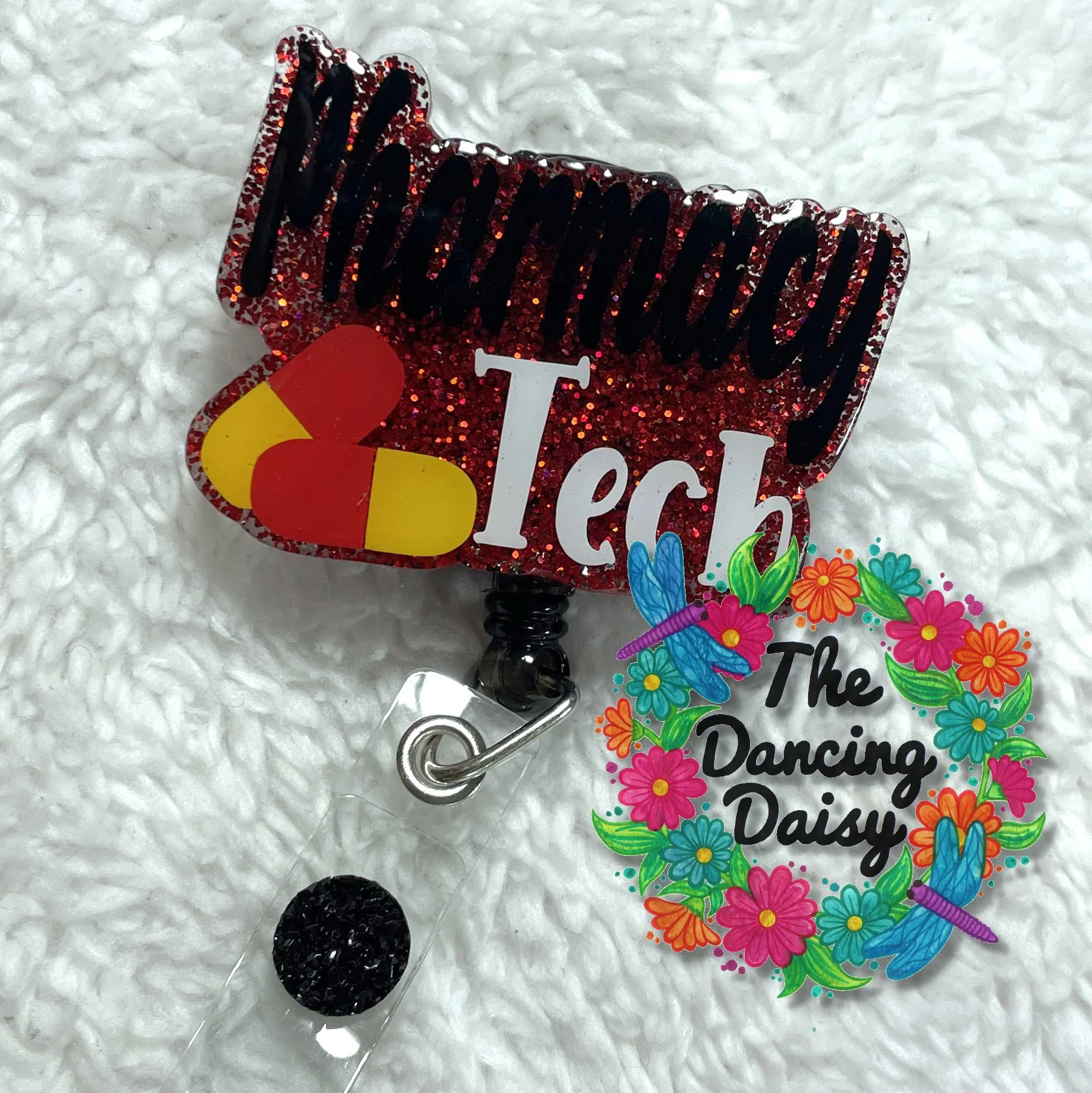 Pharmacy Tech Acrylic Badge Blank - Image 3