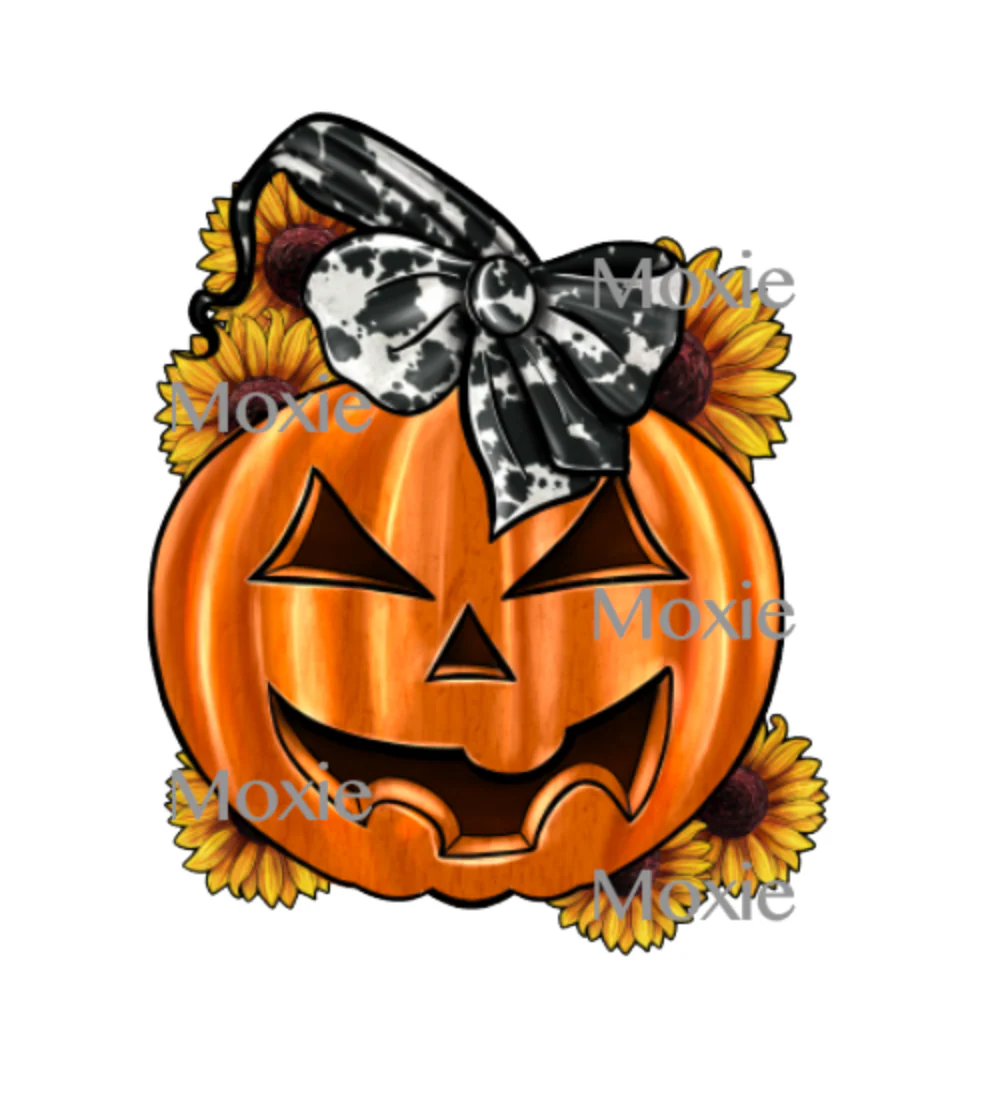 Pumpkin Sunflowers Decal & Acrylic Blank COMBO
