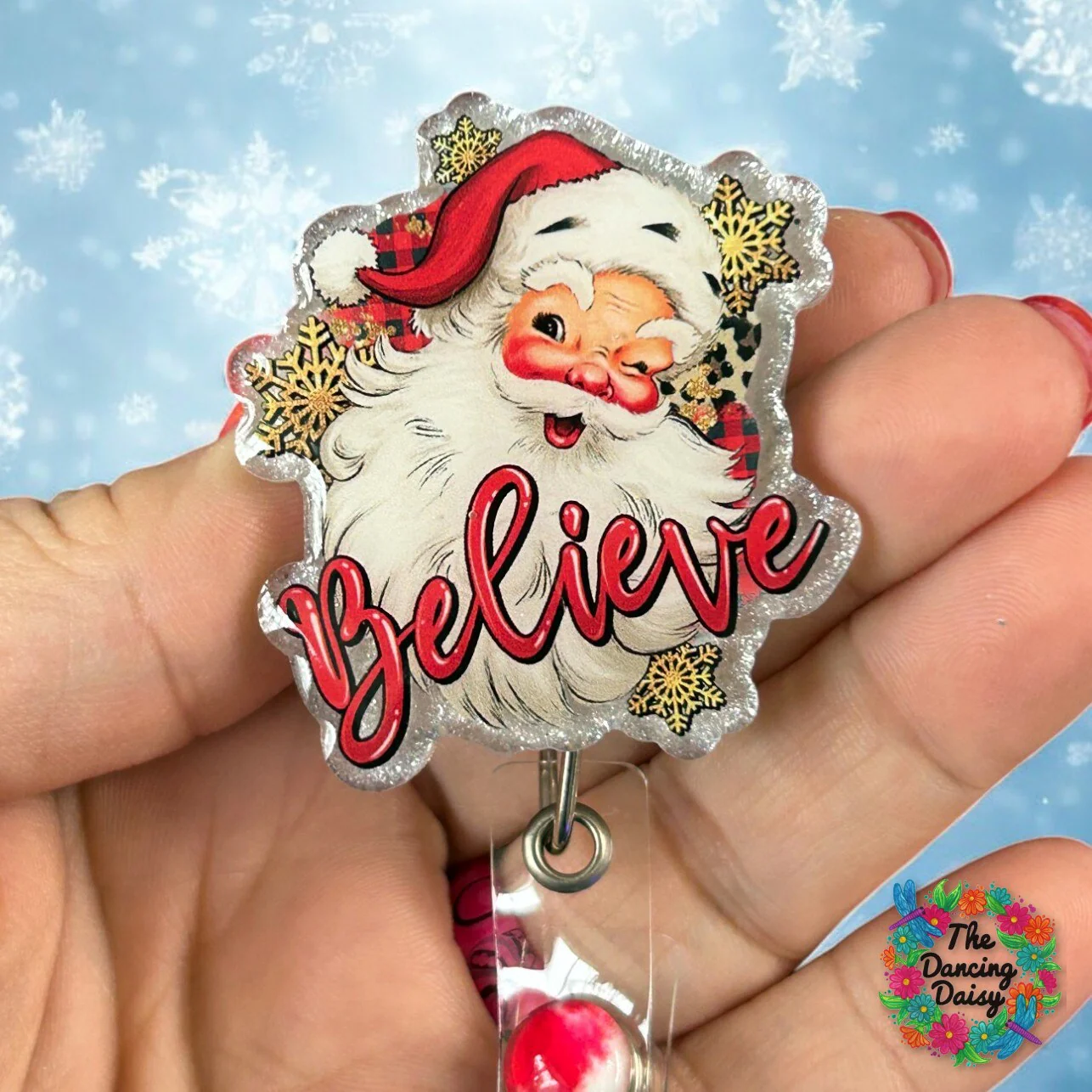 Santa BELIEVE Decal & Acrylic Blank COMBO - Image 2