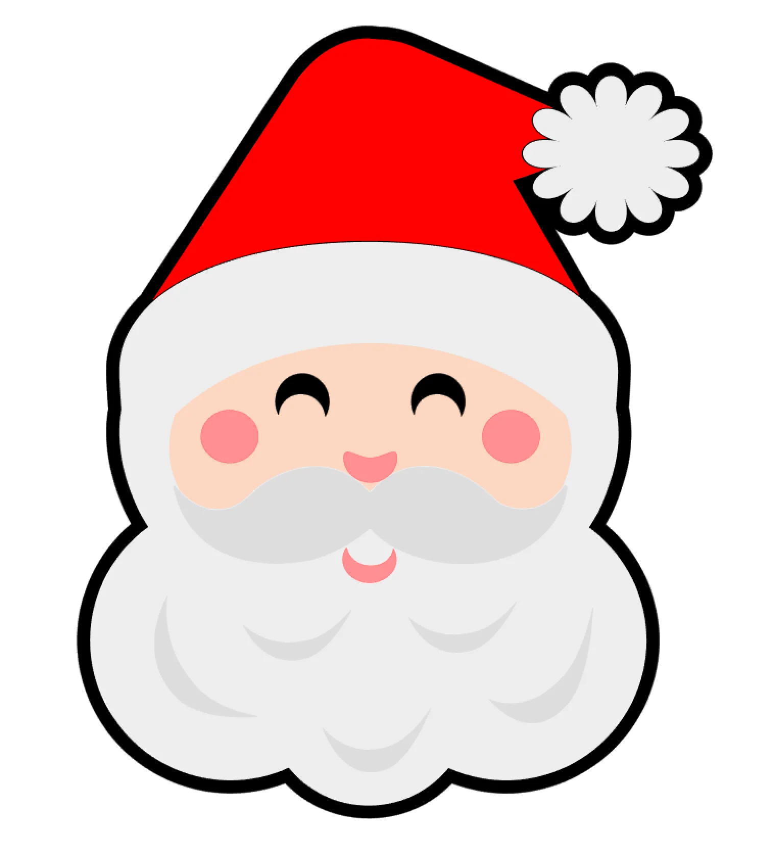 Santa Claus Acrylic Blank - Image 2