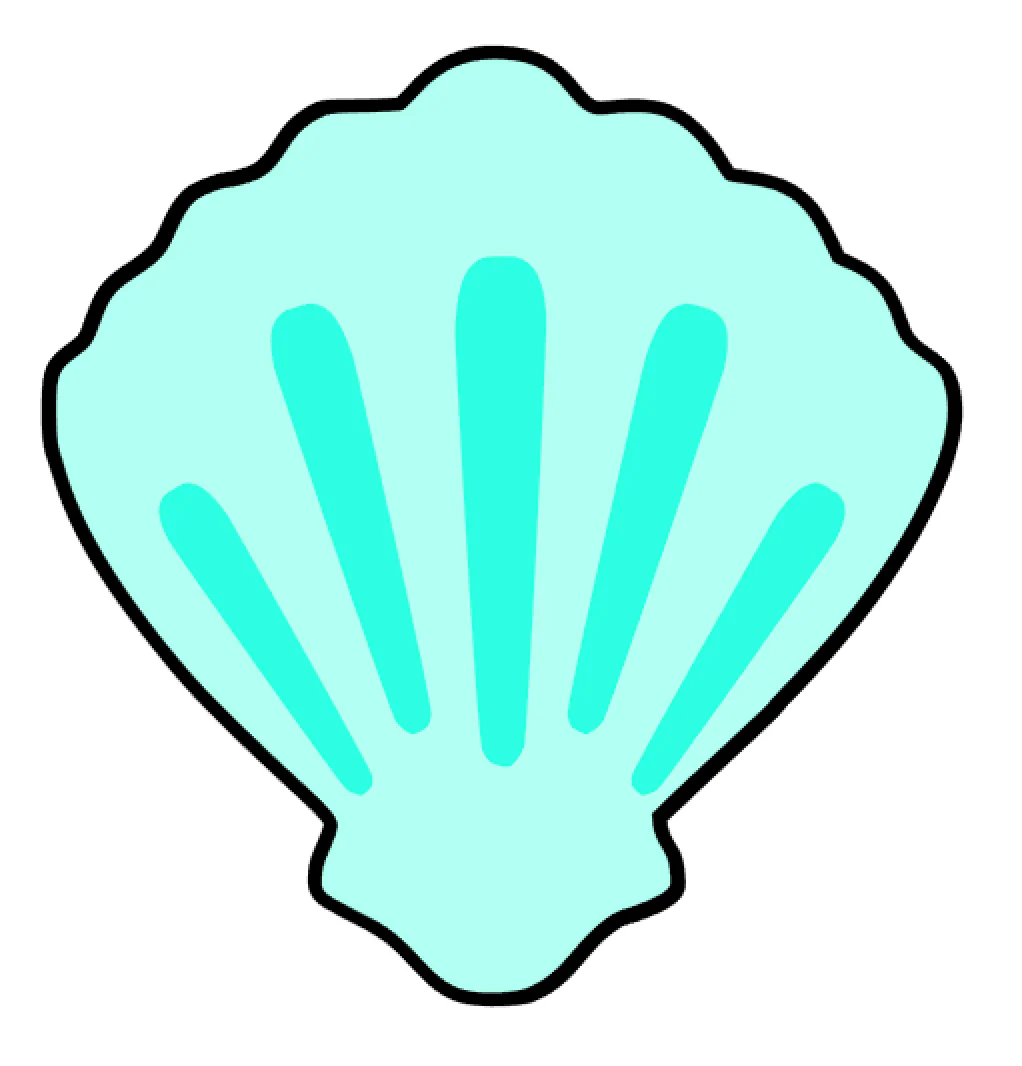 Seashell #2 Acrylic Blank - Image 2