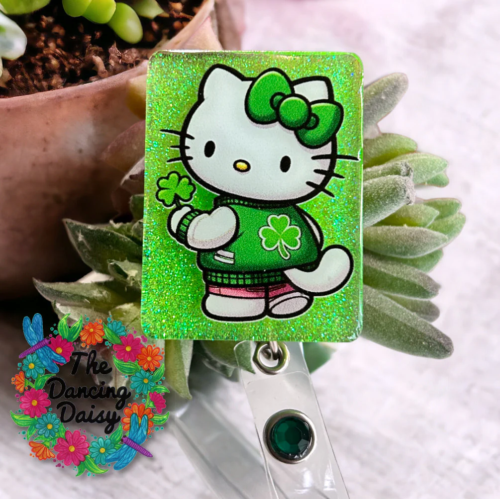 Shamrock Kitty UV DTF - Image 2