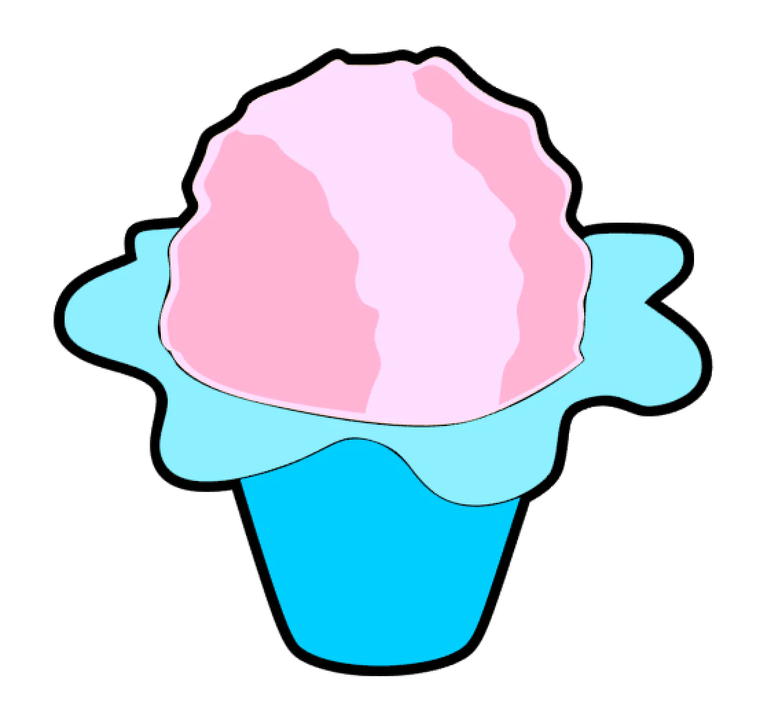Shaved Ice Snow Cone  Acrylic Blank - Image 2