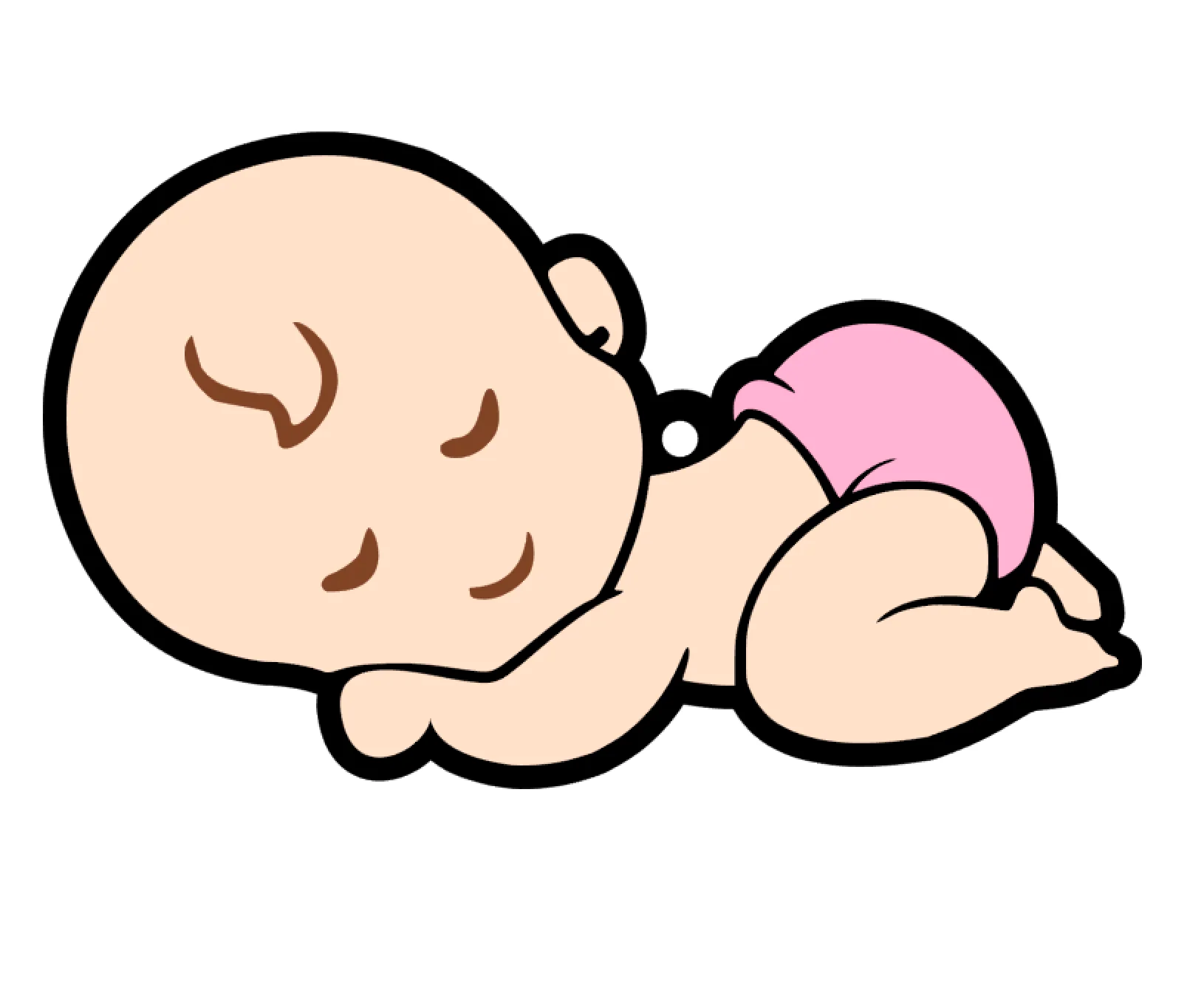 Sleeping Baby Acrylic Blank - Image 2