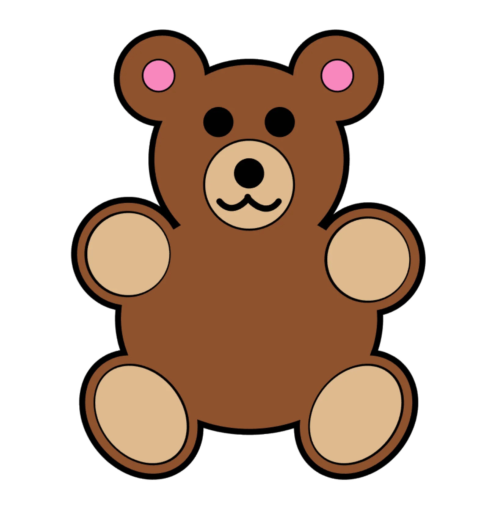 Stuffed Teddy Bear Acrylic Blank - Image 2