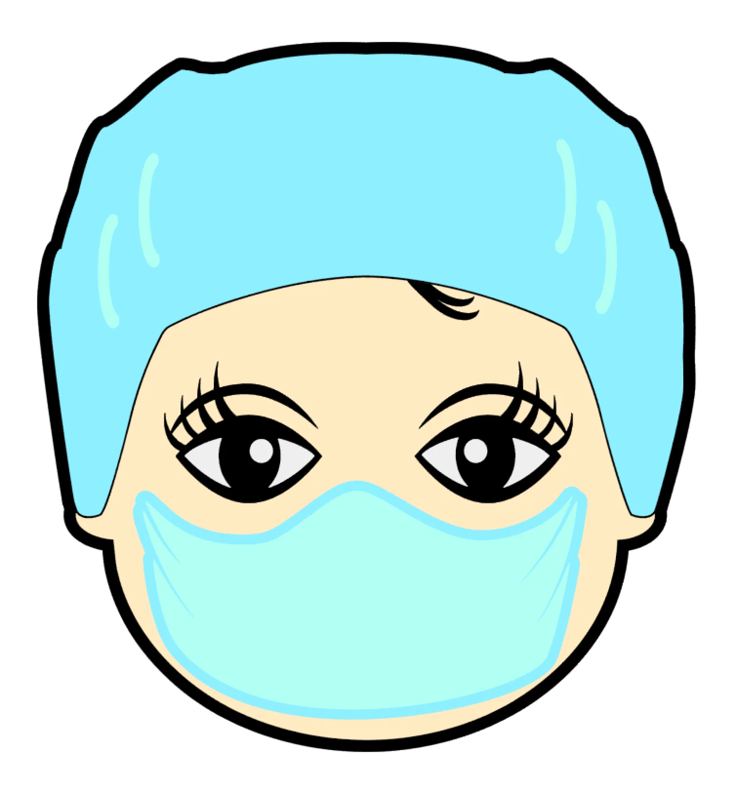 Surgical Nurse Face Acrylic Blank - Image 2