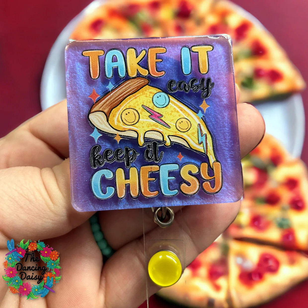 Take It Easy Keep It Cheesy UV DTF - Image 2
