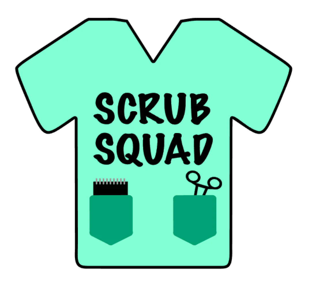 V Neck Scrub Top Acrylic Blank - Image 2