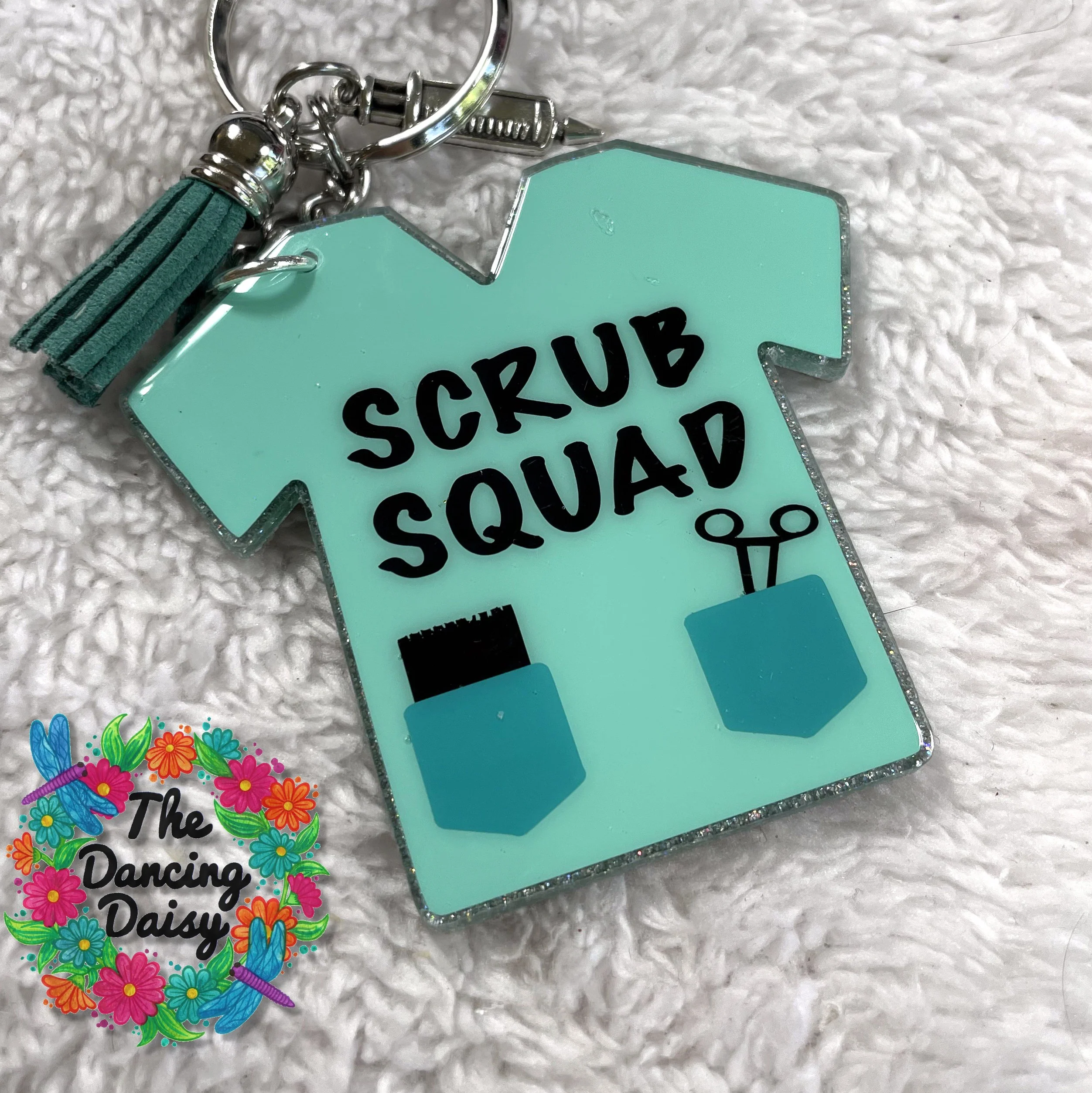 V Neck Scrub Top Acrylic Blank - Image 3