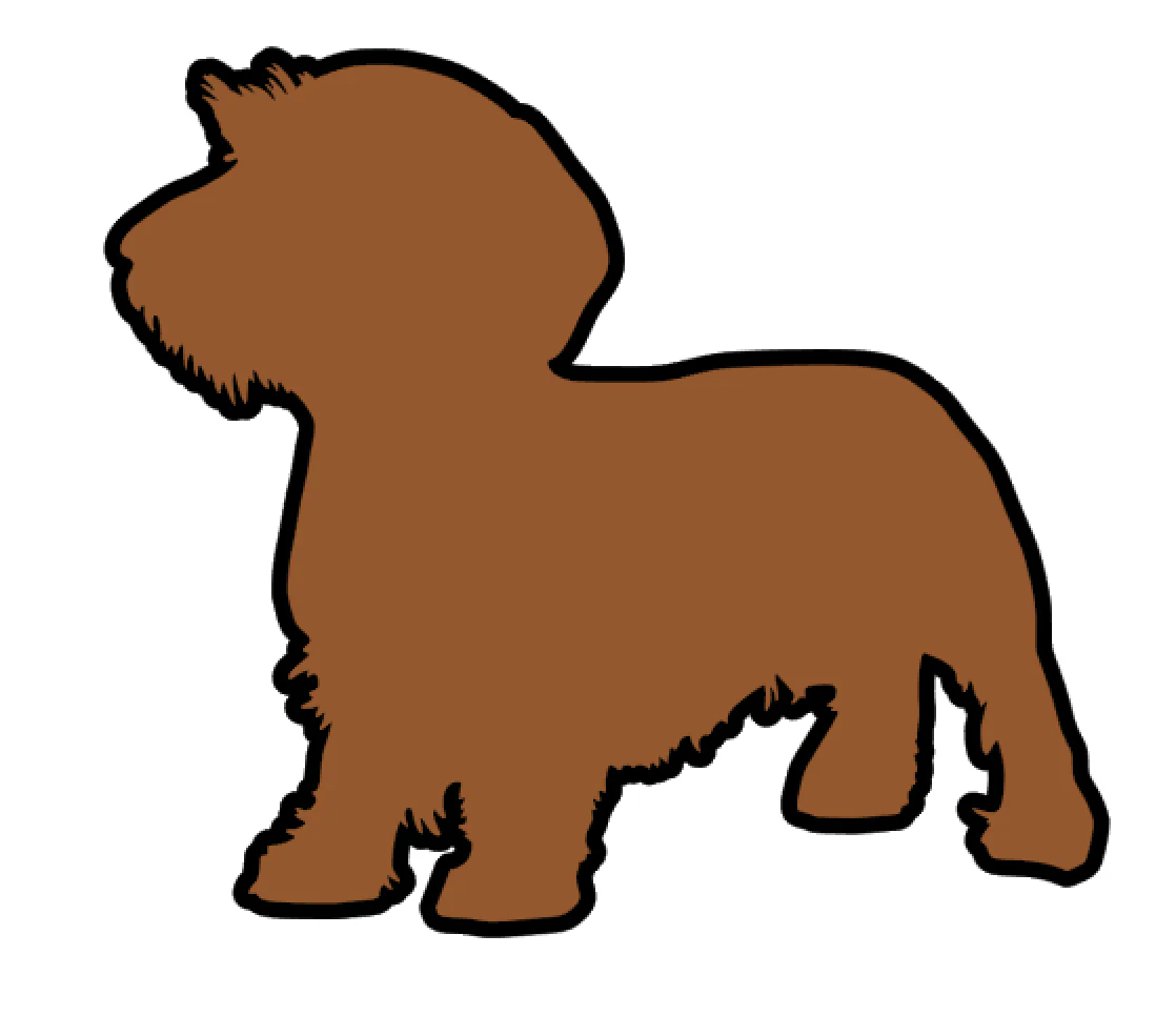 Wire Hair Dachshund Acrylic Blank - Image 2