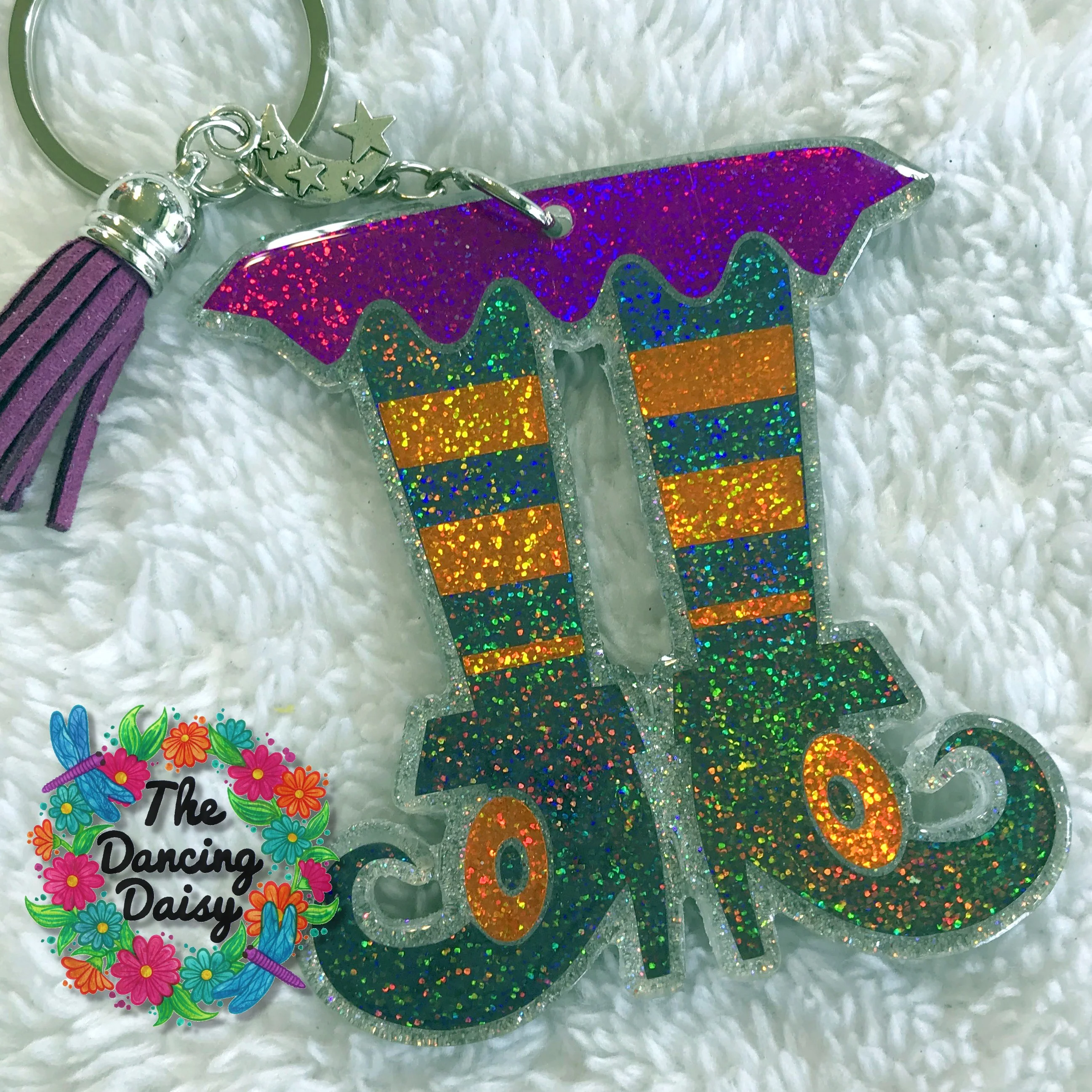 Witch Legs Feet Acrylic Blank - Image 3