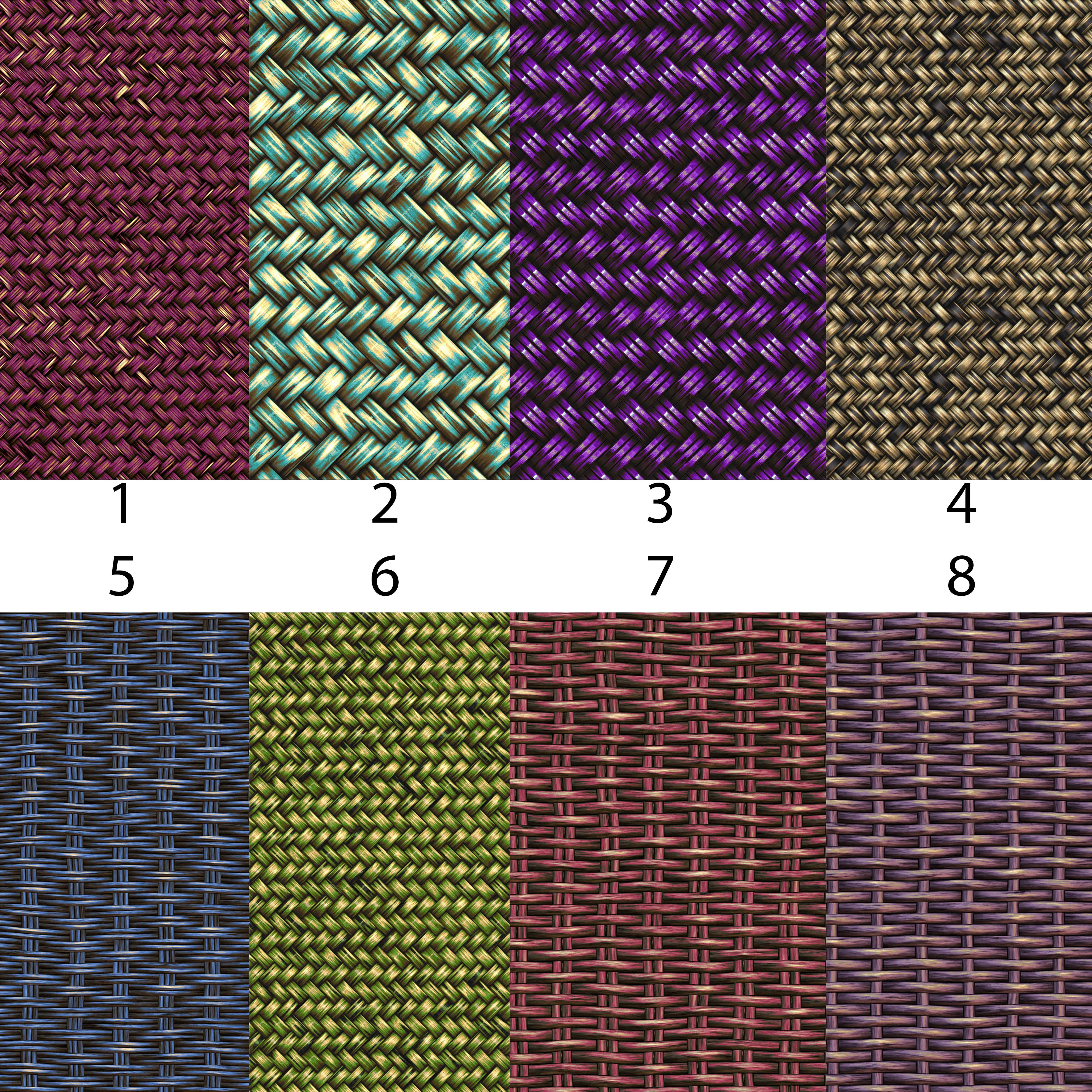 Woven-Wicker Vinyl